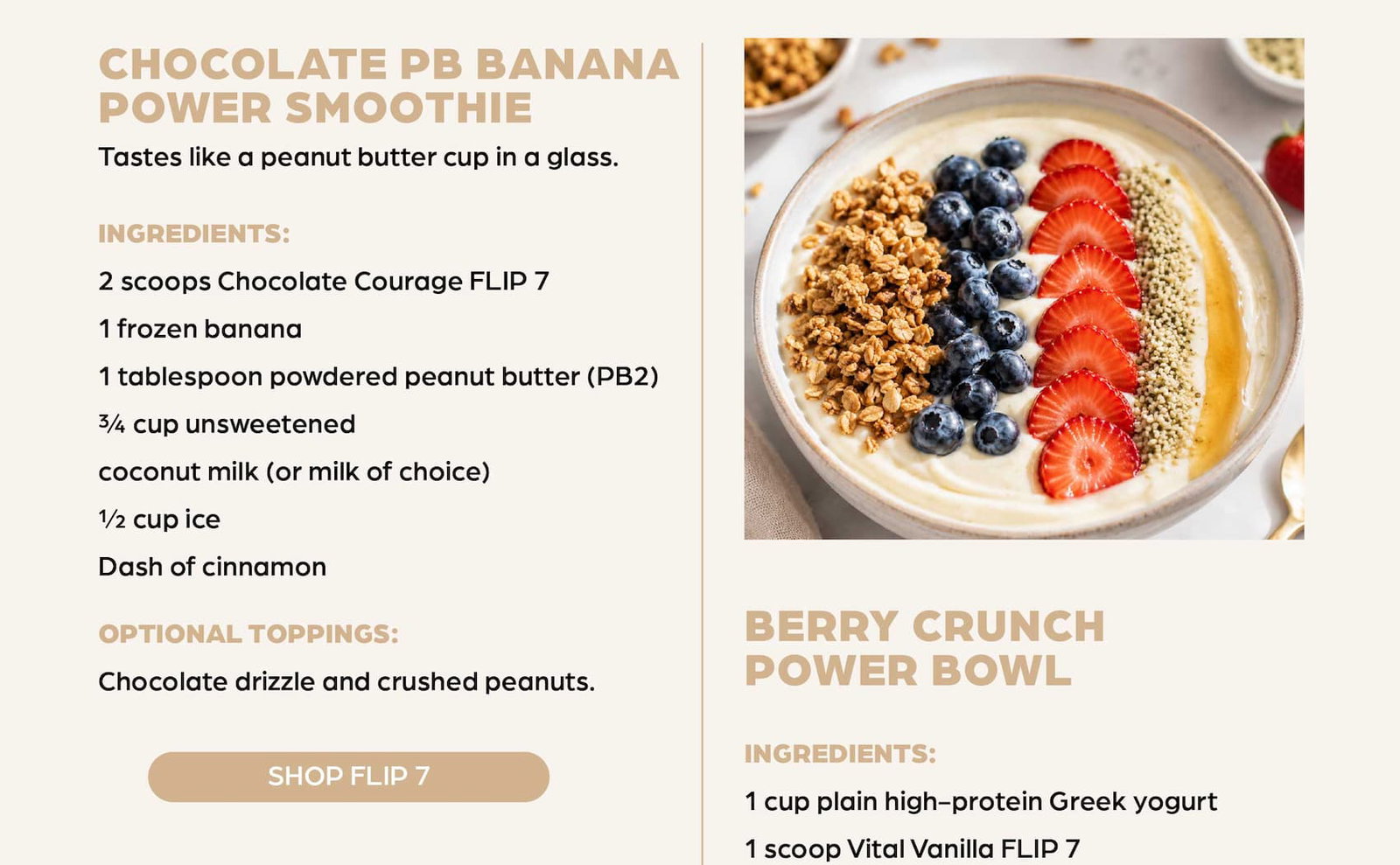 Chocolate PB Banana