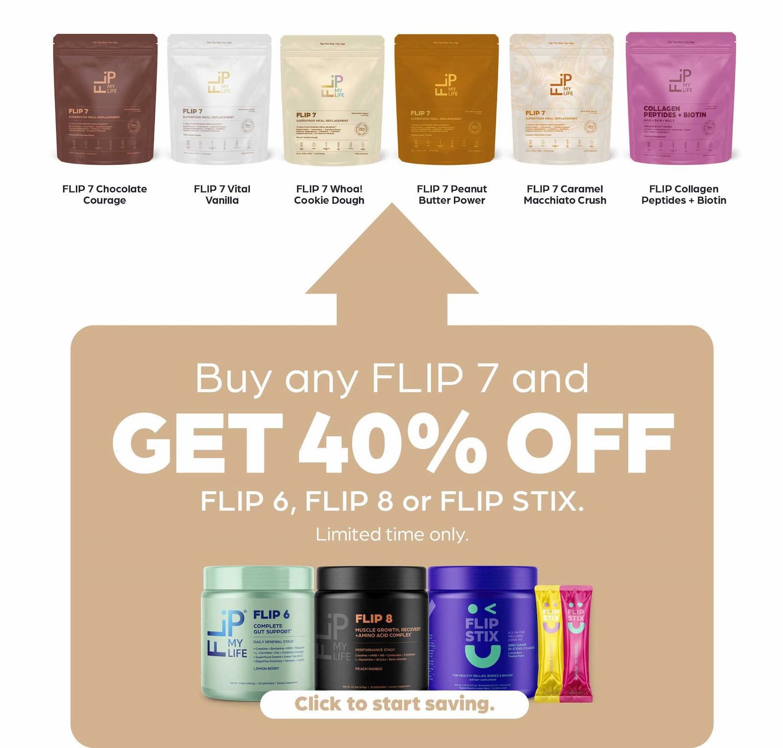 Buy any FLIP 7 and get 40% OFF