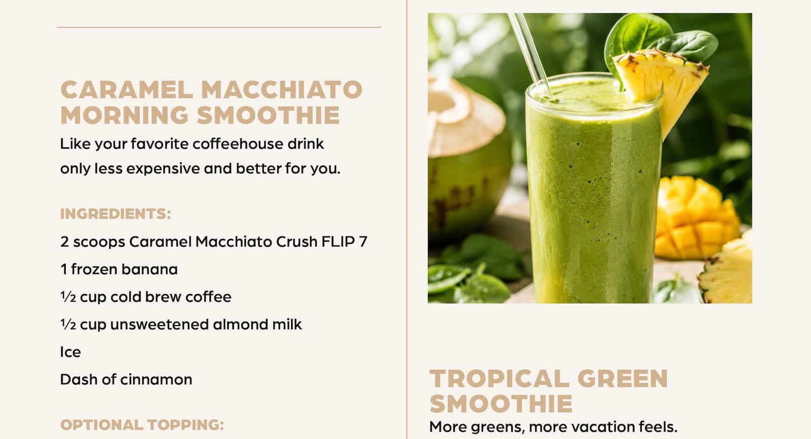 Flip My Life Recipes