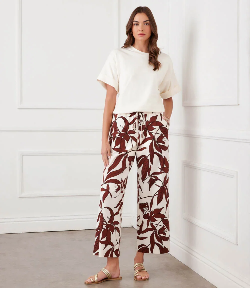 Image of Contrast Cuffed Sleeve Top
