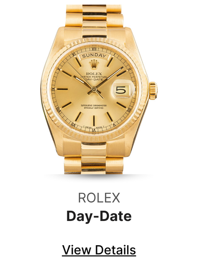 Used Rolex Day-Date 36 Ref 18038 Champagne Dial