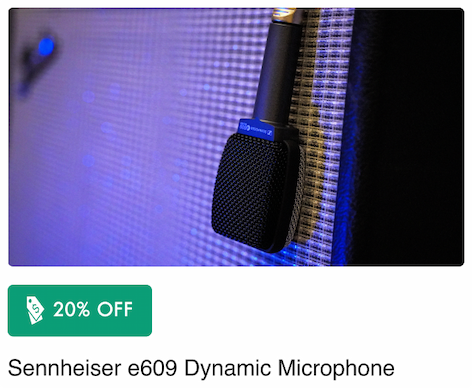 20% Off Sennheiser e609