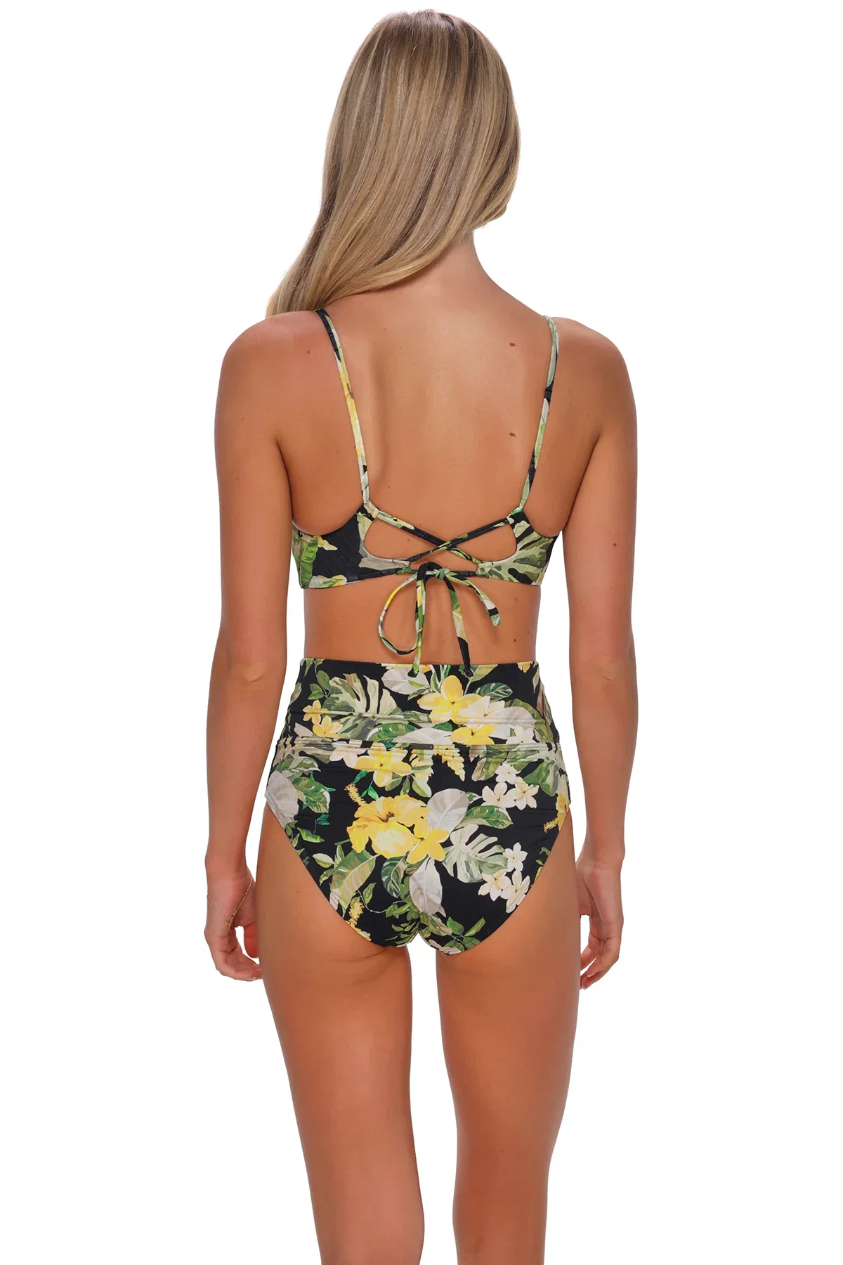 Image of Sunsets Night Bloom Hannah High Waist Bottom