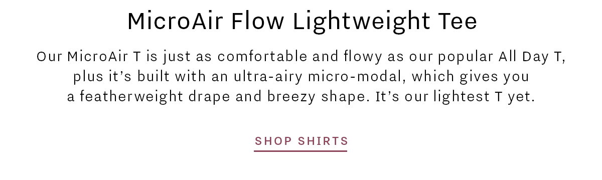 MicroAir Flow Lightweight T-Shirt