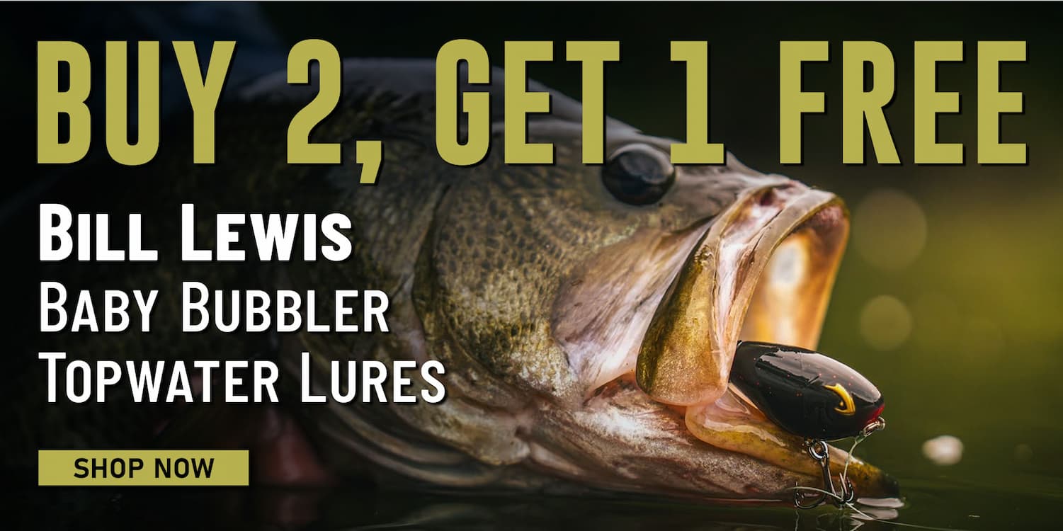 Buy 2, Get 1 Free  Bill Lewis Baby Bubbler Topwater Lures Shop Now