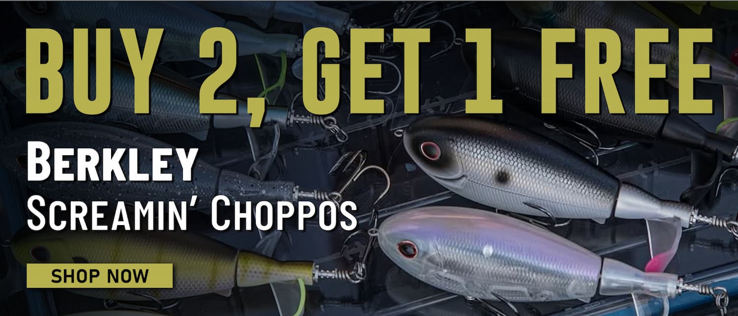 Buy 2, Get 1 Free Berkley Screamin' Choppos Shop Now