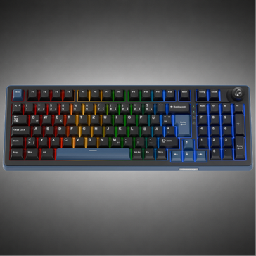 Ducky OK-M 98 Gaming-Tastatur, 98%, Hot-Swap-fähig, RGB, ISO - KTT Tactile