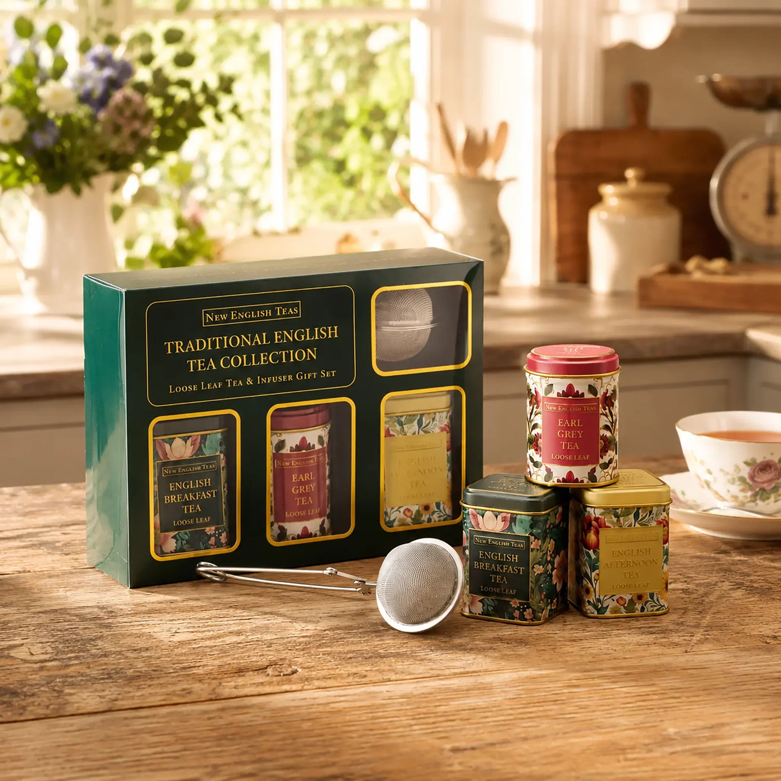 Image of Mini Tea Tin & Infuser Gift Set