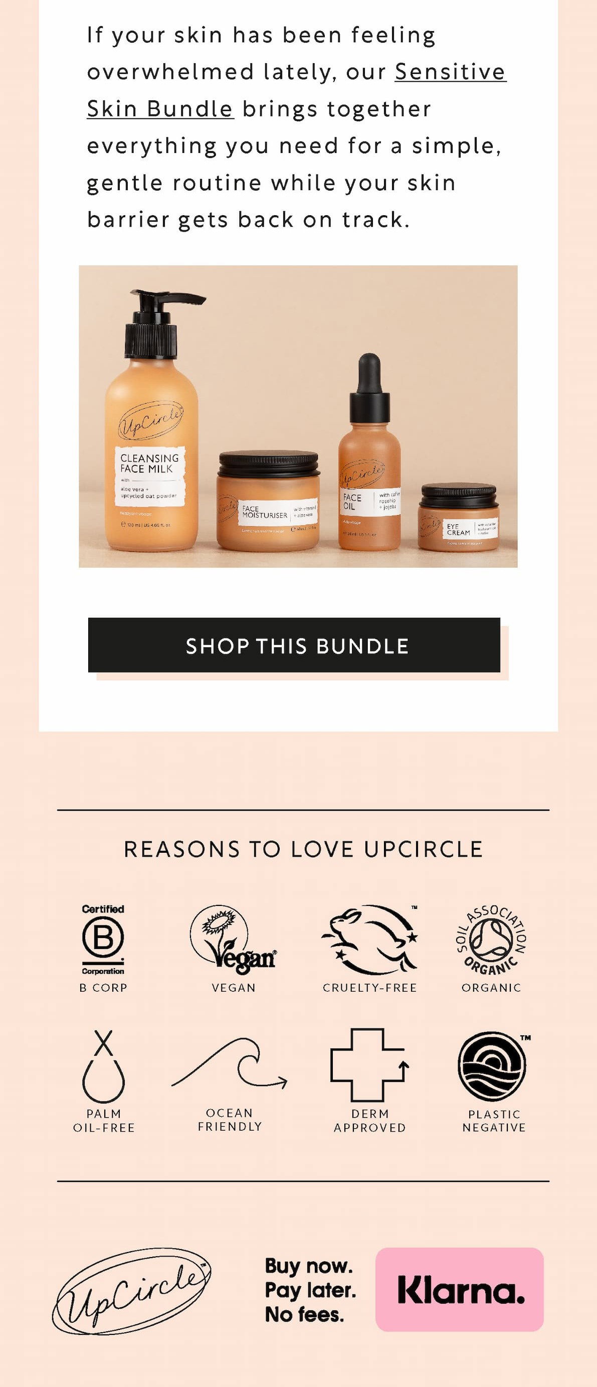 Shop our sensitive skin soother bundle!
