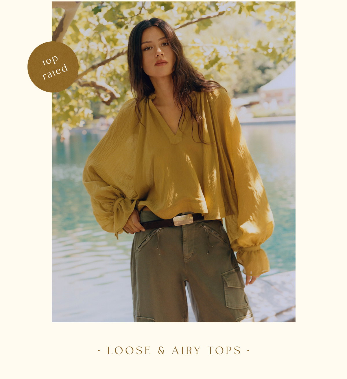 top rated, loose and airy tops