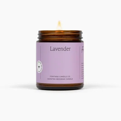 Lavender jar candle