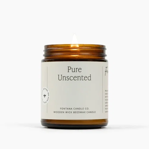 Pure Unscented jar candle