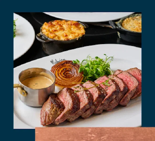 The steak