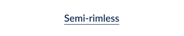 Semi-rimless reglazing