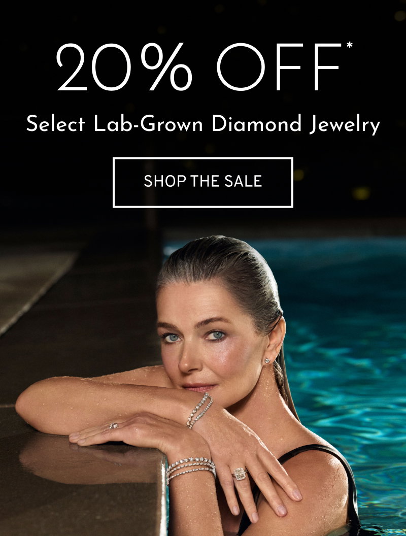 Women wearing Lab-grown Diamond Jewelry - 20% Off* Select Lab-Grown Diamond Jewelry - Click to shop the sale.