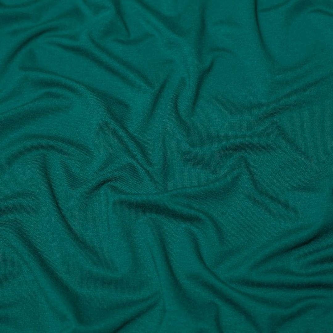 Minerva Core Range Luxury Viscose Jersey Stretch Knit Fabric Teal