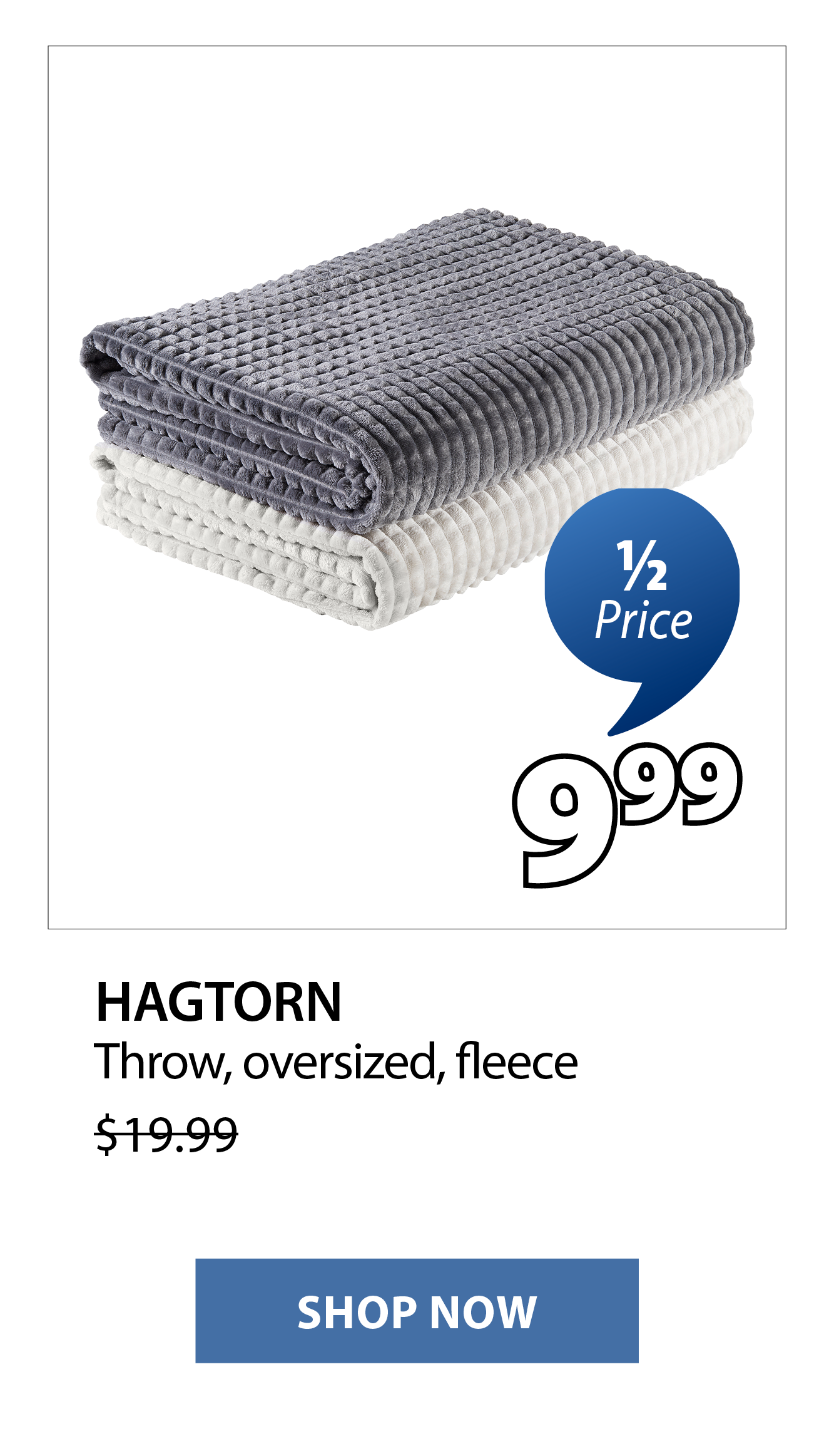 HAGTORN Throw | 1/2 Price