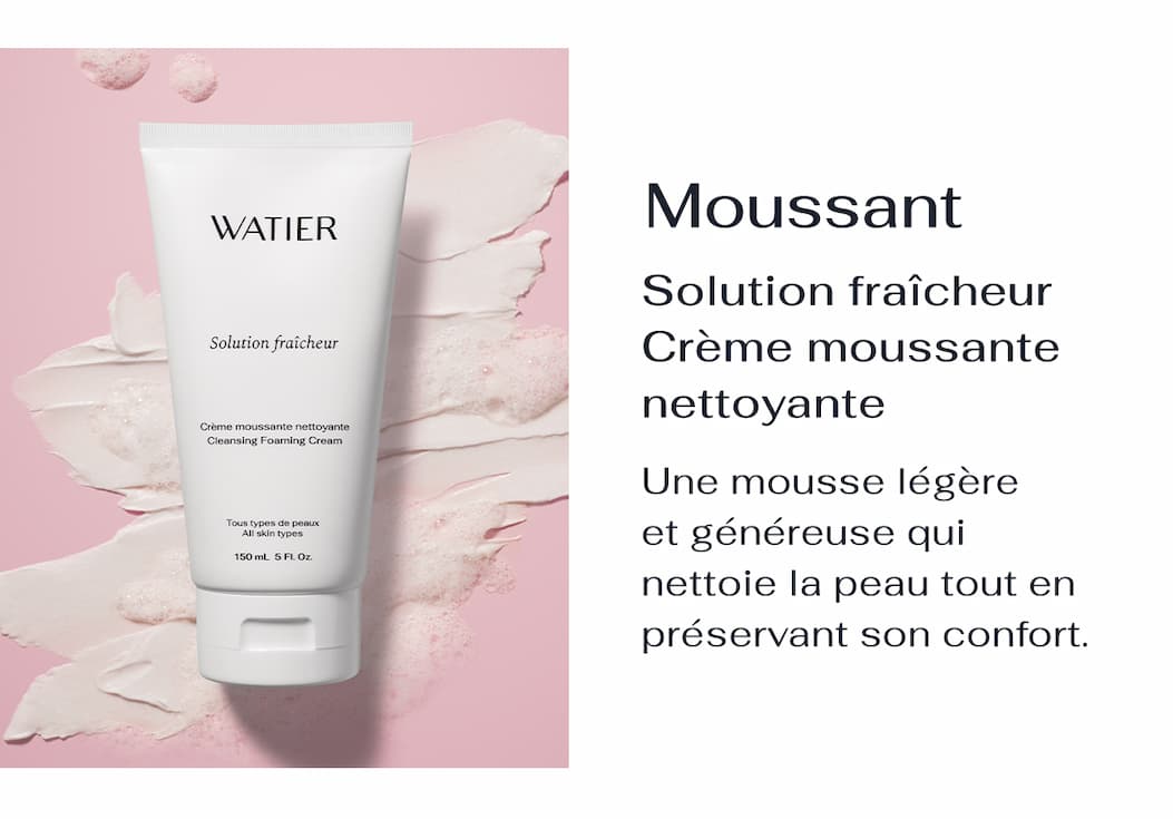 Solution fraîcheur Crème moussante nettoyante