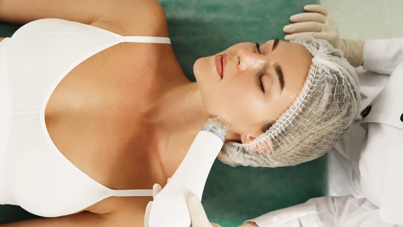 rf microneedling on face