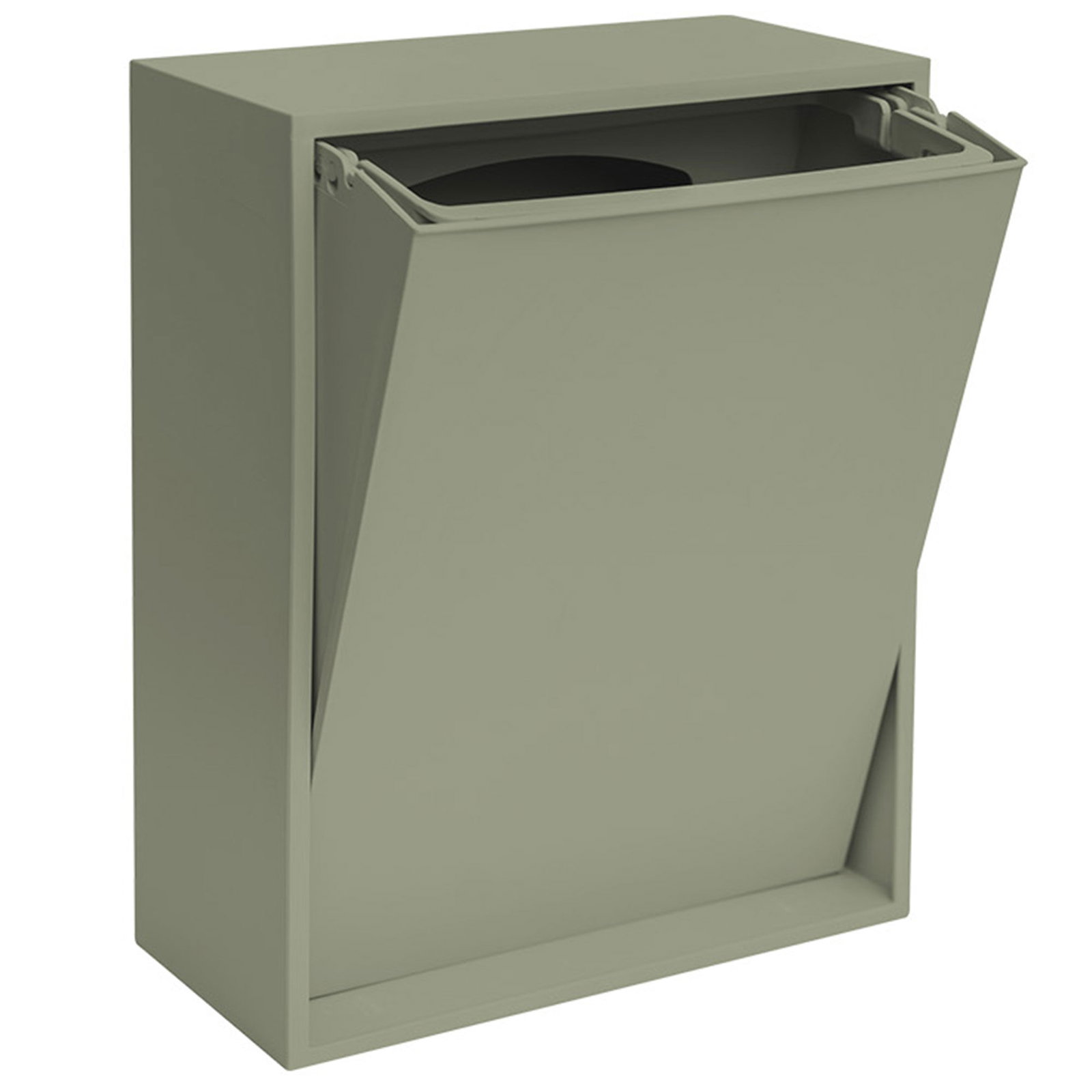 Recollector Recycling Box 12 liter, oak green