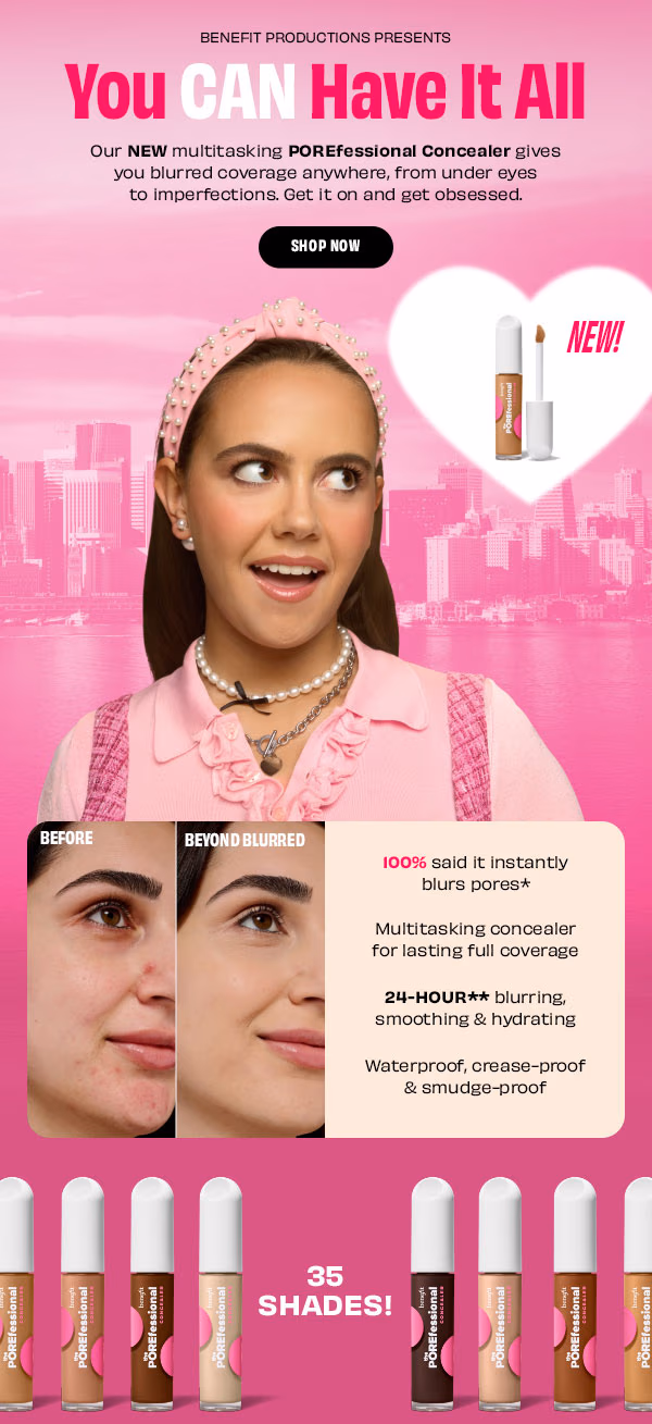 Shop our NEW Porefessional Concealer