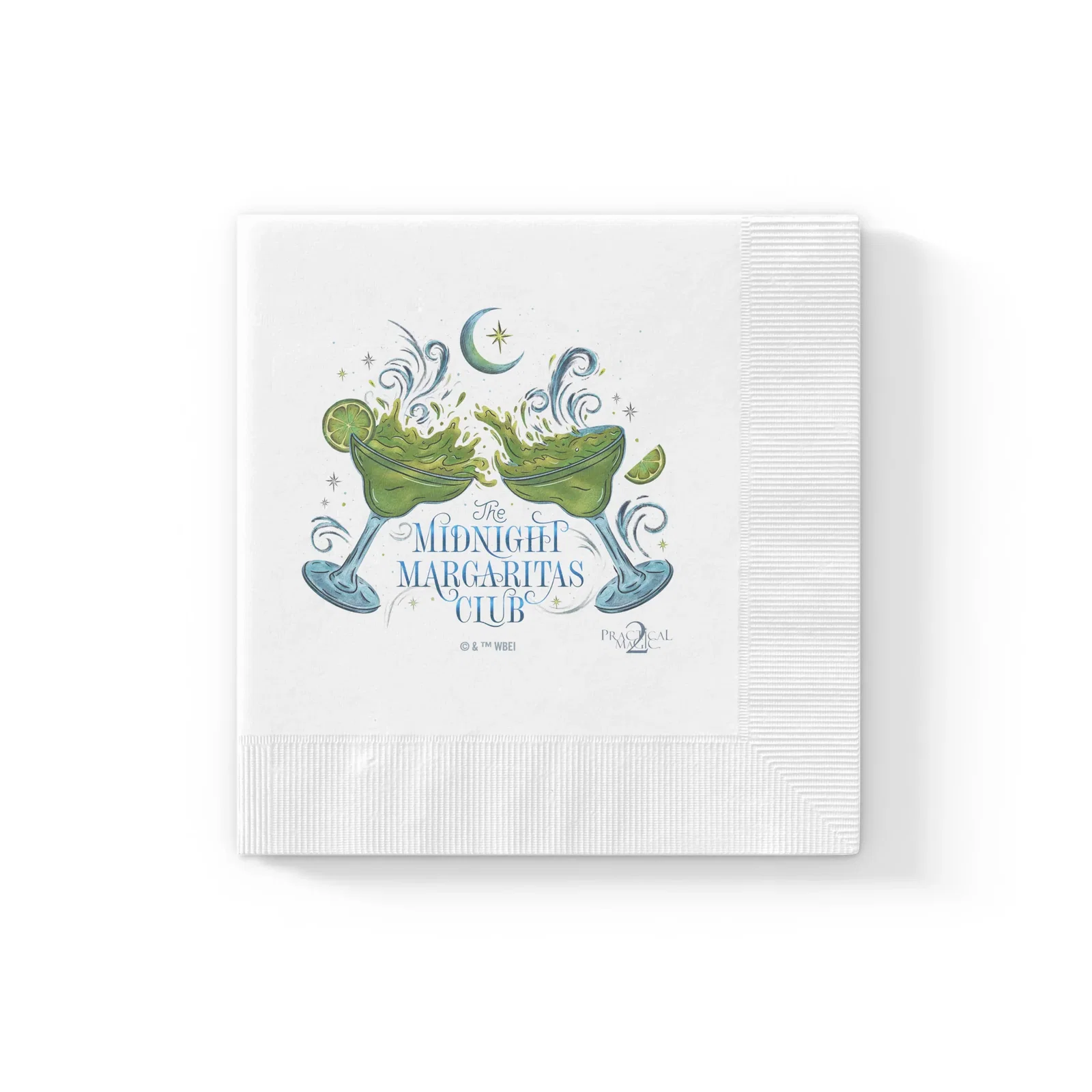 Image of Practical Magic 2 Coined Napkins Midnight Margaritas Club
