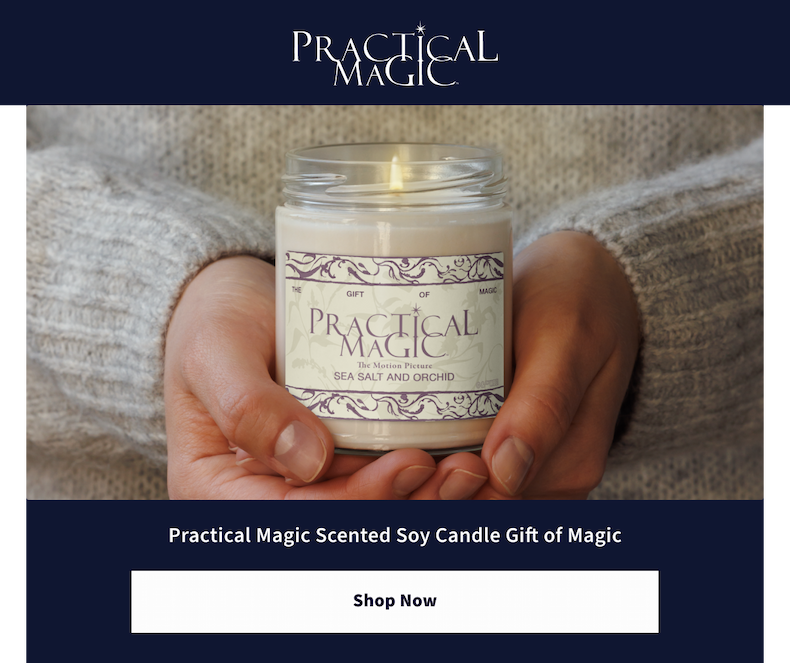 Practic Magic Scented Soy Candle Gift of Magic