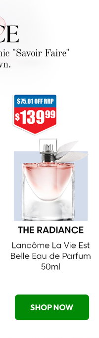Save on Lancome La Vie Est Belle Eau de Parfum 50ml at Chemist Warehouse sale ends 19 August 2026