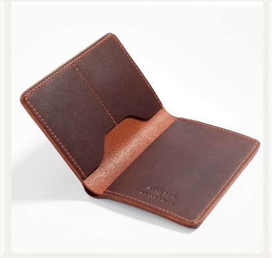 Ashland Traveler Passport Holder - Brown Cypress