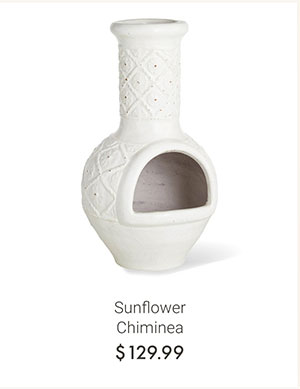 Sunflower Chiminea