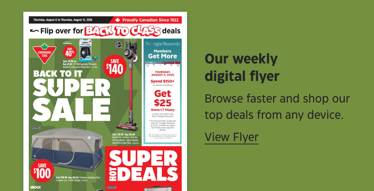 Our weekly digital flyer. Browse faster and shop our top deals from any device. View Flyer.