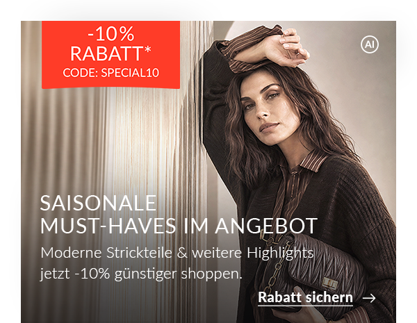 Strick Highlights mit 10% Gutschein