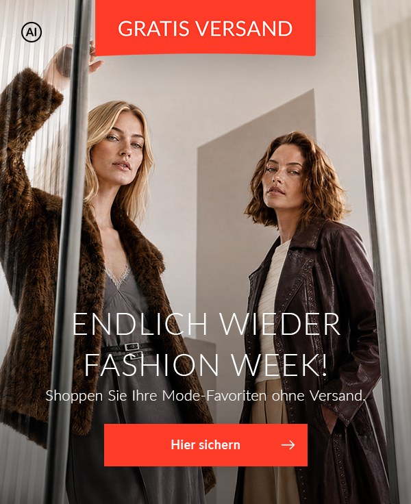 Fashion Week mit Gratisversand