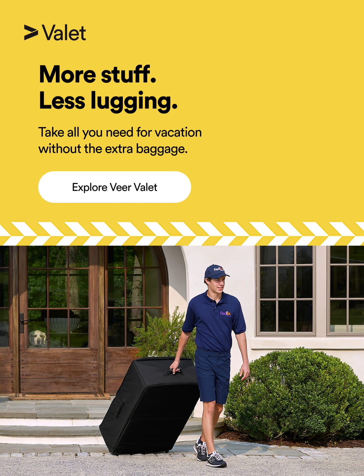 More stuff. Less lugging.