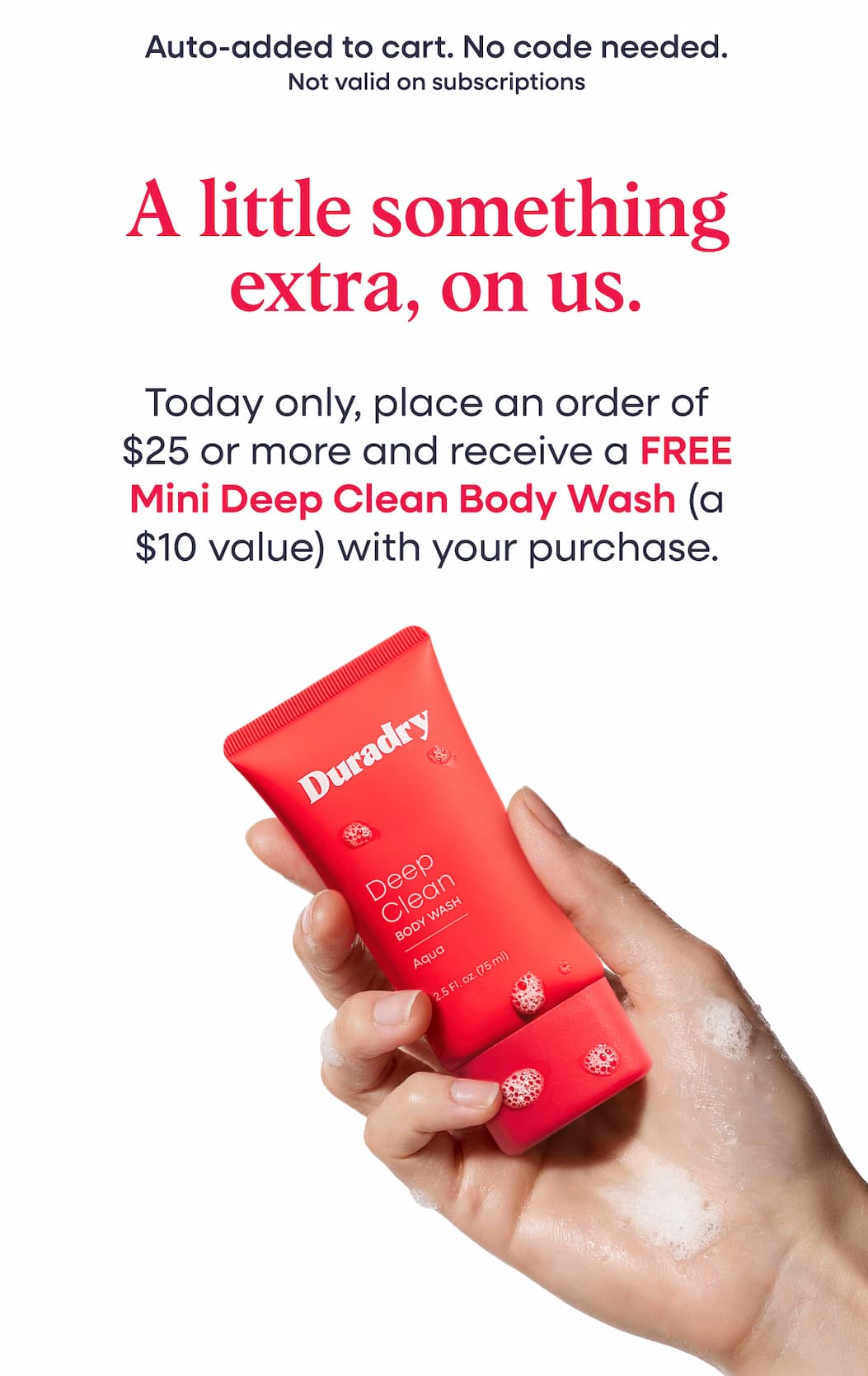 A little something extra, on us.