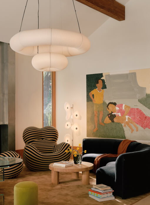 UP Armchair and Ottoman by Gaetano Pesce for B&B Italia