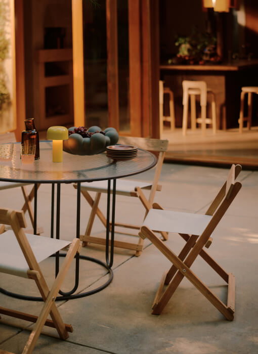BM4570 Outdoor Dining Chair by Børge Mogensen for Carl Hansen