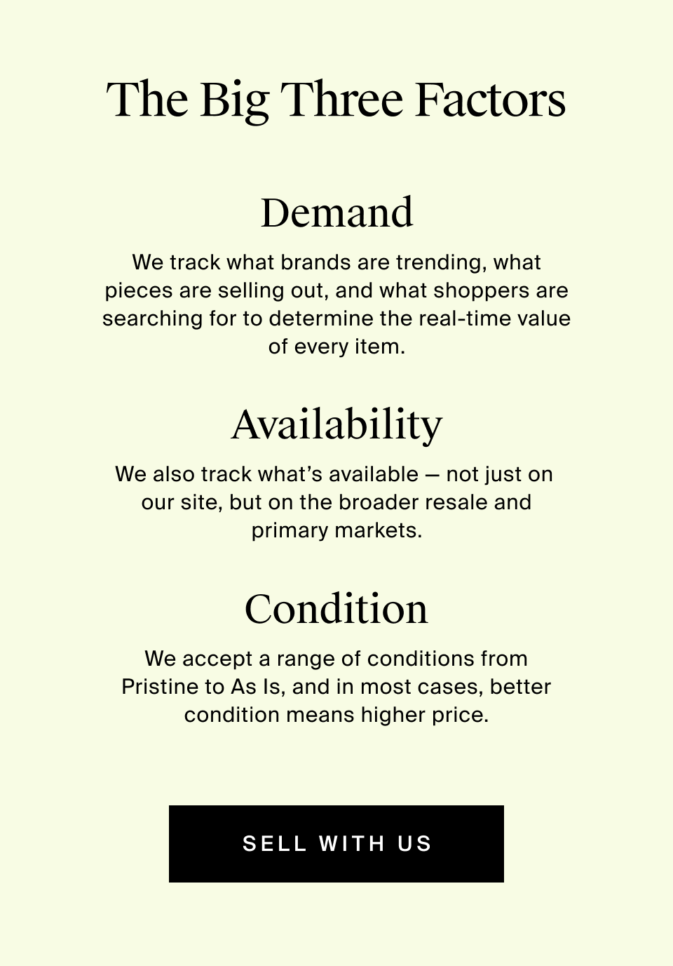 Sell With Us