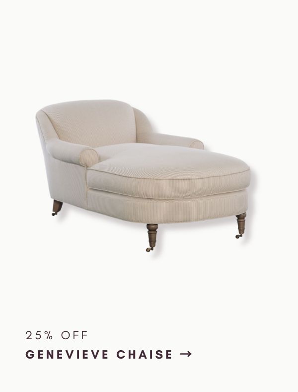 25% Off: Genevieve Chaise