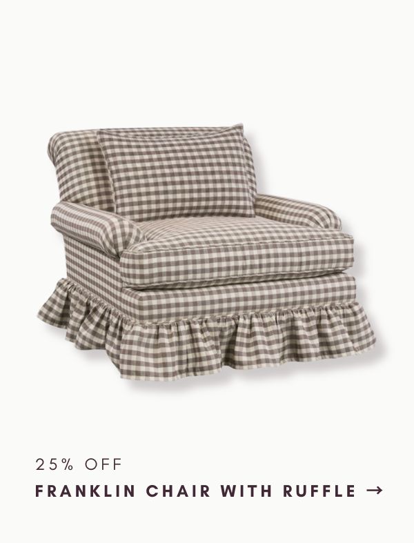 25% Off: Franklin Chair with Ruffle