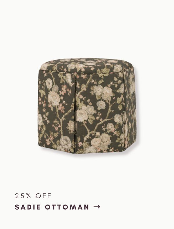 25% Off: Sadie Ottoman