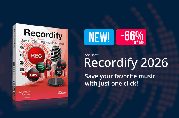 Abelssoft Recordify - Download and save music from the internet correctly named