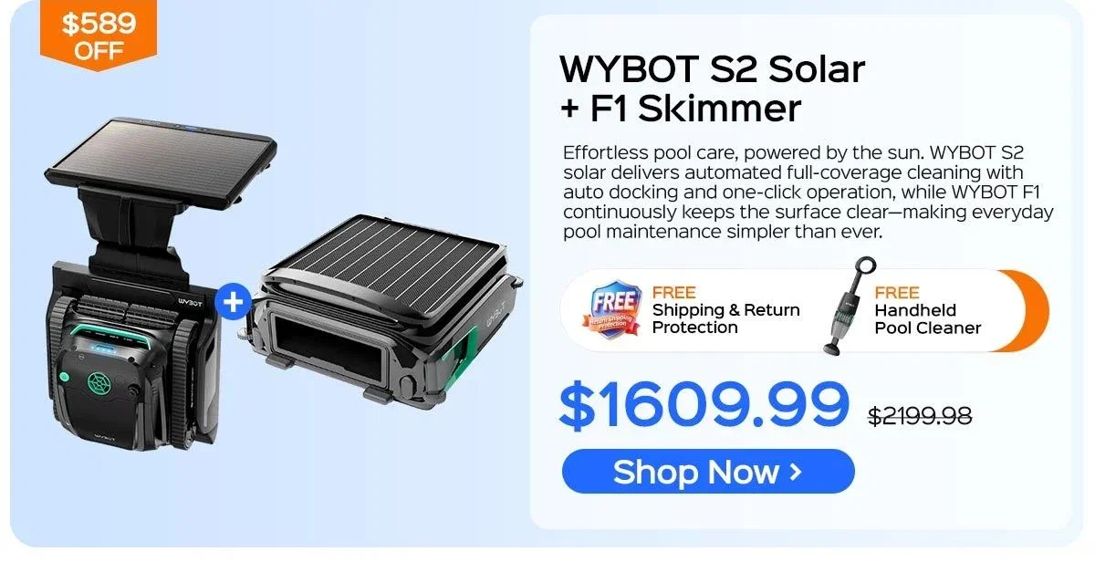 WYBOT S2 Solar + F1 Skimmer
