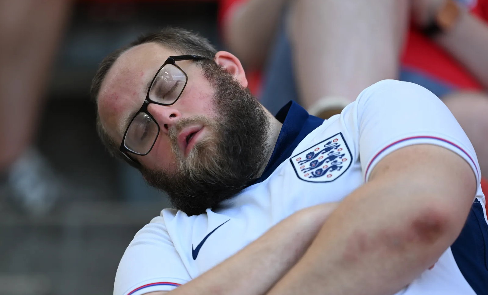 Man asleep