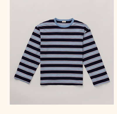 Sunwashed Long-Sleeve Retro Tee
