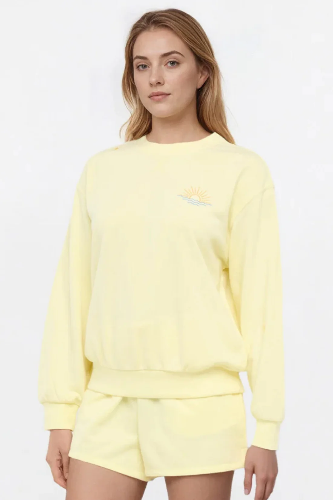 Image of Ocean Sun Alex Sweatshirt | Wax Yellow