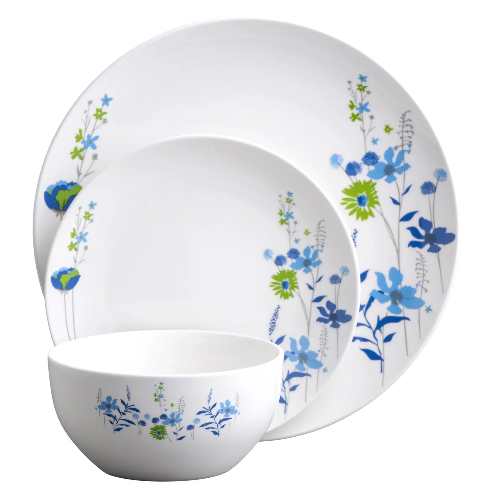 Image of Belleek Living Indigo Bloom 12 Piece Set