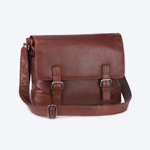 Men's Ashwood Leather Oscar Satchel