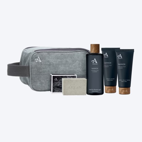 Arran Sense of Scotland Mens Wash Bag