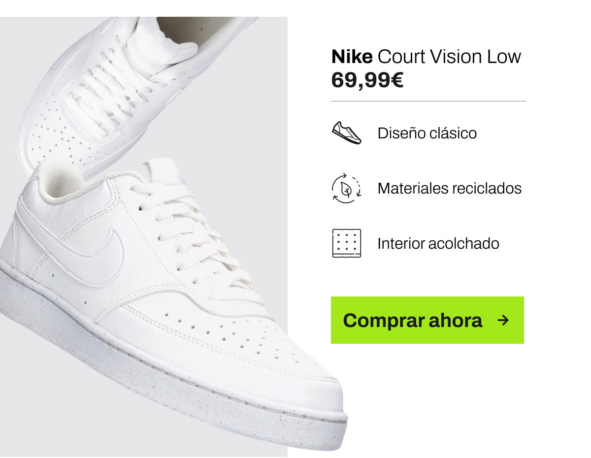 Comprar Nike Court Vision Low, color blanco